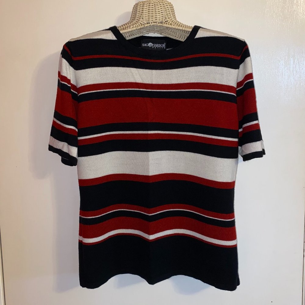 Sag Harbor Short Sleeve Sweater